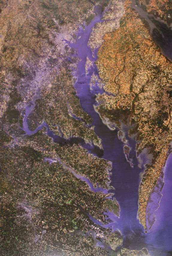 Chesapeake Bay Viewed From Space